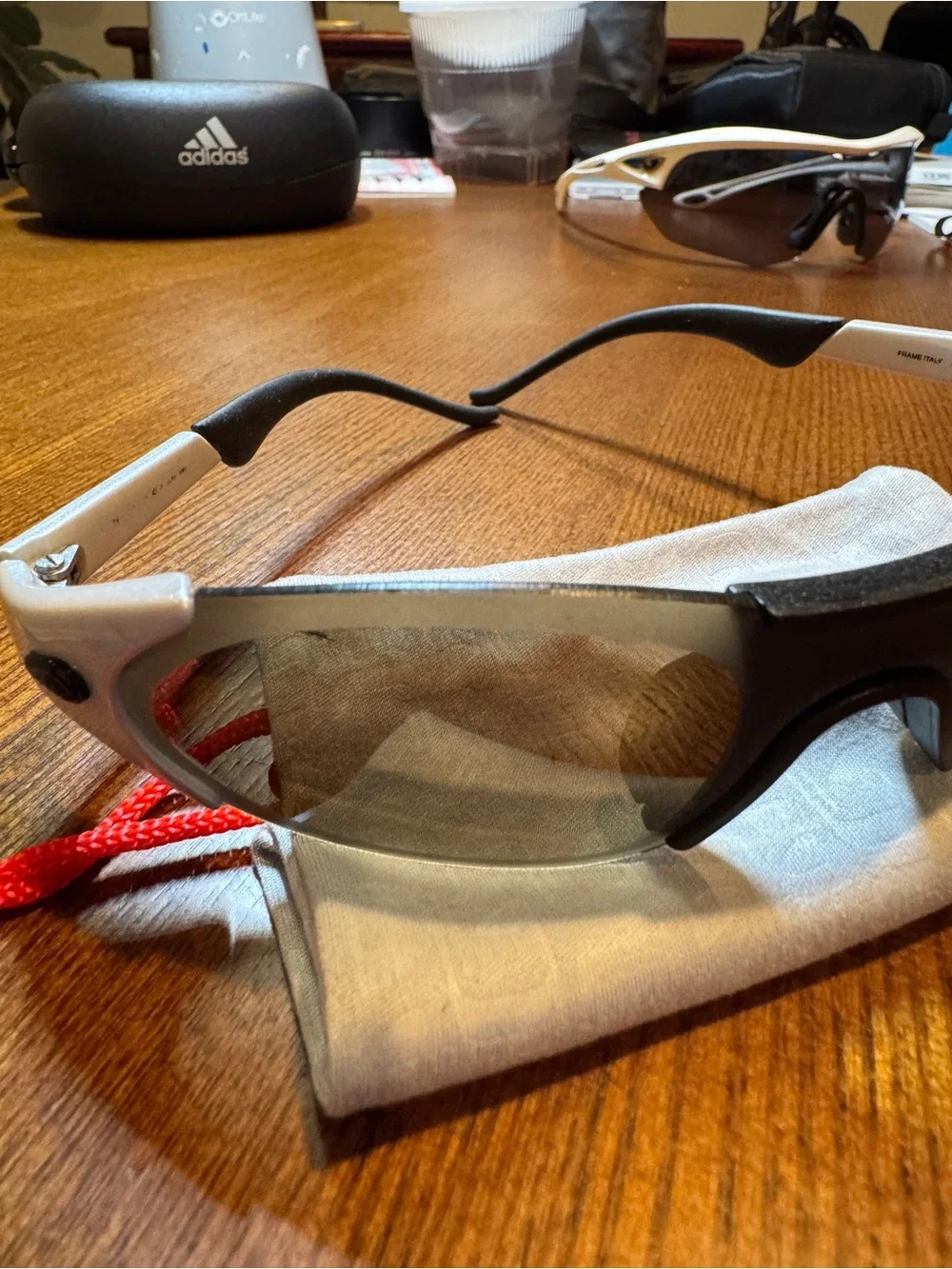 Y2K Polo Sport Polarized Sunglasses - Black and Silver
